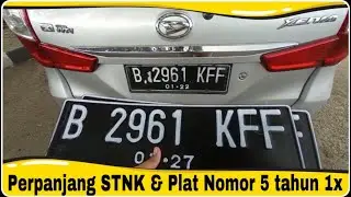 PERPANJANG PLAT NOMOR DAN STNK MOBIL || URUS SENDIRI NGAK LAMA DAN TANPA PUNGUTAN BIAYA