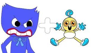 Huggy Wuggy + Baby Long Legs = ??? (Poppy Playtime Animation #20)