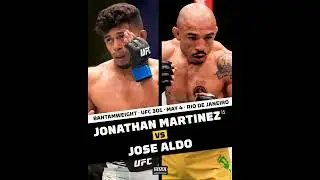JOSE ALDO VS MARTINEZ. #ufcgame #ufcfighter #mma #ufcko #mmafighter #boxing