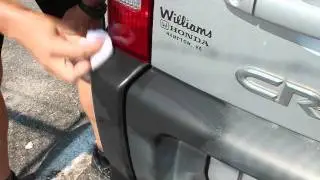 Honda CR-V Bumper Restoration (Pebble or Grainy Surface)