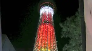 Tokyo Skytree Christmas Illumination Red - 東京スカイツリー