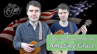 Amazing Grace - Campanella Fingerstyle Ukulele Duet (Intermediate Tab)