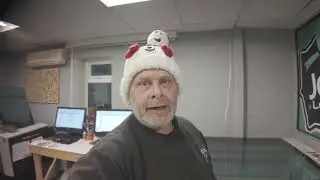 Christmas decorations with a laser