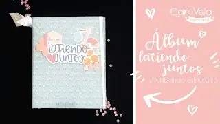 Álbum Latiendo Junto, reutilizando material (Diario de embarazo)