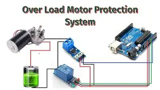 Arduino-based Overload Motor Protection System with Current Sensor