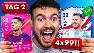 SIUUUUU! WIE SCHNELL ZIEHE ich das BESTE TEAM in FC 24? TAG 2 🔥🤯 🧪 (Experiment)