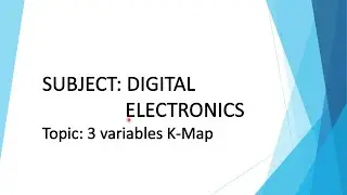 D16. 3 variables K-map