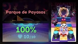 Una aventura en el circo! Parque de Payasos 100% Rolling Sky
