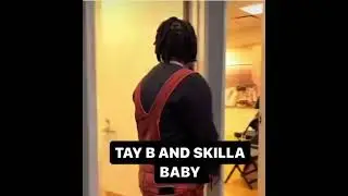 Famous Rapper Skilla Baby & Tay B At Devin Haney Fight 