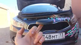 Установка крышек на чашки передних стоек kia ceed jd