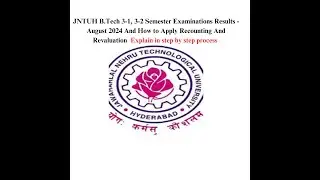 B.Tech 3-1, 3-2 Results  How to Apply Recounting And Revaluation  Explain in step by step process