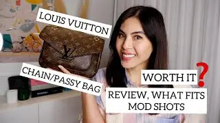 LOUIS VUITTON CHAIN/PASSY BAG- WORTH IT? REVIEW,WHAT FIT'S, MODSHOTS