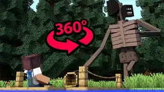 Siren Head in 360/VR - Minecraft Horror Animation [4K Video]