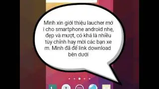 Nova laucher giao diện đẹp tùy chỉnh cao