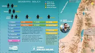 As 12 Tribos de Israel e a Terra Prometida