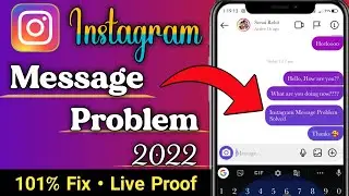 Instagram message not sending problem | How to fix Instagram message problem 2022