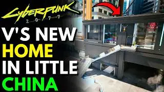 V'S NEW HIDEOUT IN WATSON - Cyberpunk 2077 MODS | Afterlife Apartment