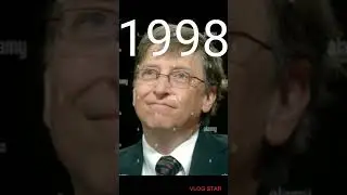 Biall Gates over the years 1960-2024 evolution #shorts #evolution
