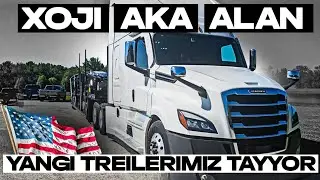 TRAK TRAILERIMIZ TAYOR, SHAHZOD YULGA CHIQDI.