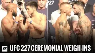 UFC 227 Ceremonial Weigh-Ins - FanSided MMA