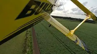 Pitts Bulldog 73" with Gopro shifting backwards made video more interesting
