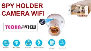 Spy Camera in Bulb Holder Hidden Wifi Spy Camera For Home Office Security Full HD - Look Cam Pro App