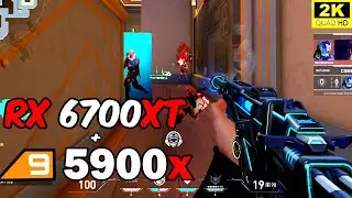 VALORANT : RX 6700XT 12GB ( 1440p Competitive Setting )
