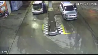 Momento Da Explosão Cilindro GNV Abastecimento (Explosion Cylinder GNV)
