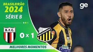 BOTAFOGO-SP 0 X 1 NOVORIZONTINO | MELHORES MOMENTOS | 7ª RODADA BRASILEIRÃO SÉRIE B 2024 | ge.globo