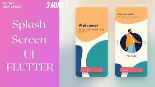 Flutter 2021 : Real Splash Screens Tutorial | Flutter | smtechviral | Part - 1