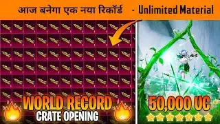 😱 Unlimited material Glitch - 50,000 UC crate opening Ranveer Singh Spin & New X-Suit Maxout in BGMI