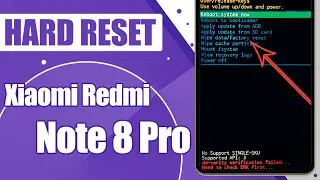 Hard reset Xiaomi Redmi Note 8 Pro | Remove lock screen or pattern lock