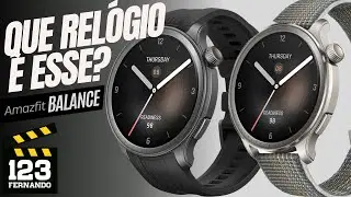 WATCH AMAZFIT BALANCE COM INTELIGÊNCIA ARTIFICIAL, TELA ANTI DIGITAIS E BATERIA DE LONGA DURAÇÃO