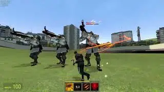 Garry's Mod Dota 2 Ursa Abilities but crowbar