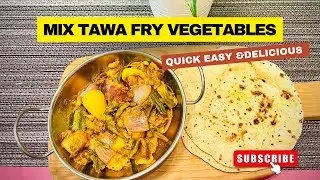 How to make Tawa Fry Veg| Shadi wali Tawa Fry Sabzi