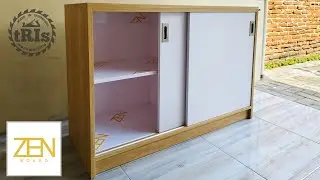 Membuat Sendiri Lemari Pintu Sliding Mudah dan Cepat menggunakan ZEN PVC Board