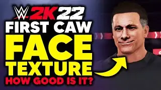 WWE 2K22: First CAW Face Texture REVEALED!