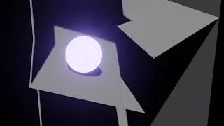 3D Physics Simulation - Ball Rolling Down