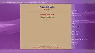 Bukti PS3 Auto HEN berhasil di HFW 4.84