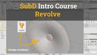 Autodesk Alias Tutorials, SubD Intro 10 - Revolve