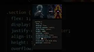 "Stylish Section Hover Animations with HTML & CSS" #coding #htmltutorial #css #html