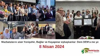 Mazbatalarını alan Yenişehir, Bağlar ve Kayapınar eşbaşkanlar: Dem DEM’a me ye