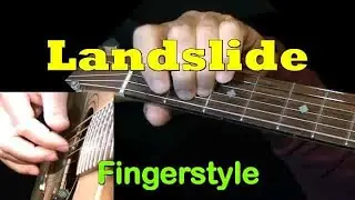 "LANDSLIDE" by Fleetwood Mac | Fingerstyle Guitar + TAB | GuitarNick.com