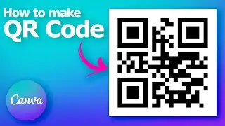 How to make a QR code on Canva App for free