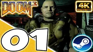 Doom 3: Redux - 100% Walkthrough (Nightmare, No Damage, All Collectibles) Part 1 - Mars City
