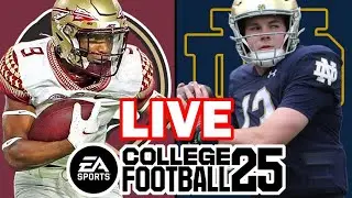 Florida State at Notre Dame - 11/9/24 Simulation (EA College Football 25)