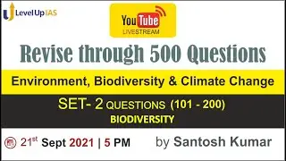 Set- 2 Questions (101 - 200) | Prelims 2021: Revise Through 500 Questions - EB&CC | By Santosh Kumar