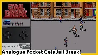 Analogue Pocket Gets a Jail Break Arcade Core! Konami's Mid 80s Arcade Hit