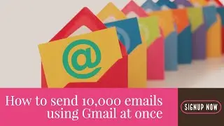 HOW TO SEND BULK EMAIL WITH GMAIL. (STRAIT TO INBOX NOT SPA!M)