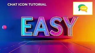 Simple Chat Icon Design in Illustrator: Beginner-Friendly Tutorial 2025